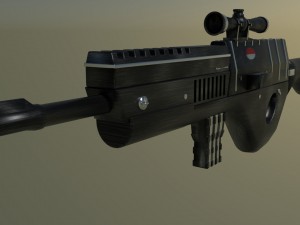 ugi type - 1 rifle 3D Model