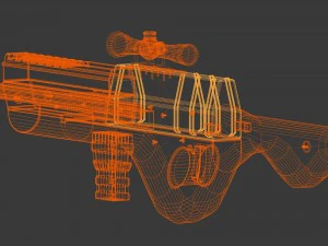 ugi type - 1 rifle 3D Model