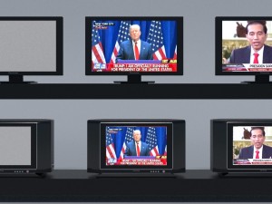 crt and lcd tv 3D Модель