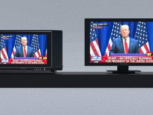 crt and lcd tv 3D Модель