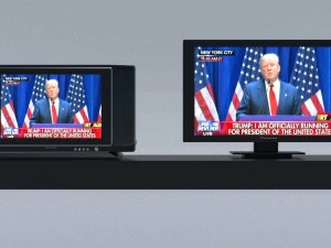 crt and lcd tv 3D Model