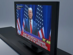 crt and lcd tv 3D Model