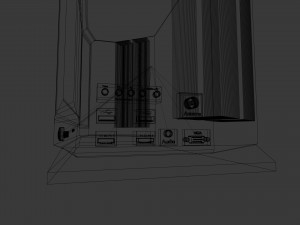 crt and lcd tv 3D Модель