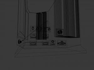 crt and lcd tv 3D Model