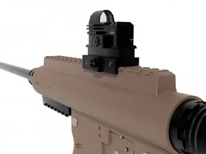 aero survival rifle 3D Model