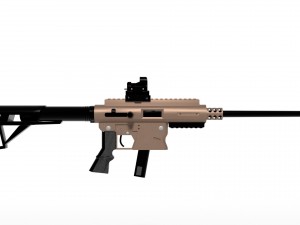 aero survival rifle 3D Model