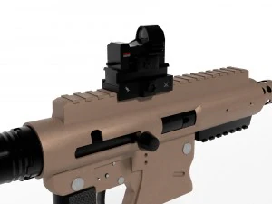 aero survival rifle 3D Model