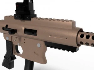 aero survival rifle 3D Model