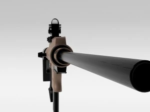 aero survival rifle 3D Model