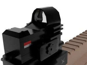 aero survival rifle 3D Model
