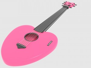 love guitar 3D मॉडल