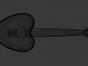 love guitar Modelo 3D