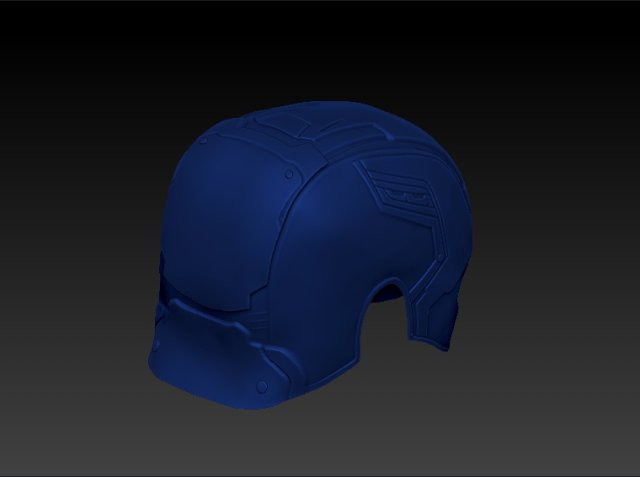 Download helmet capitan america winter soldier 3D Model