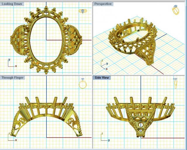 ruby ring Modèles 3D en vedette .c4d .max .obj .3ds .fbx .stl .blend 