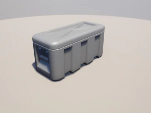 기갑 상자 3D 모델