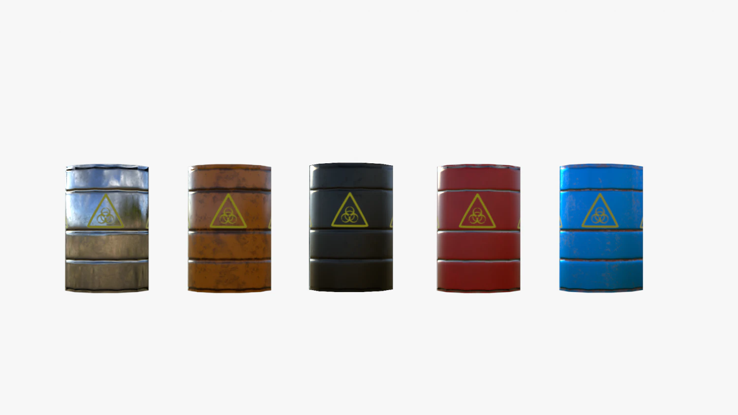 barrels 3D Model .c4d .max .obj .3ds .fbx .stl .blend 
