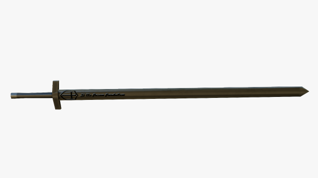 swordlowpoly 3D Model .c4d .max .obj .3ds .fbx .stl .blend 