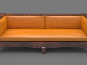 sofa wooden 3D Модель