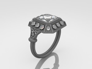 diamond ring 3D Model