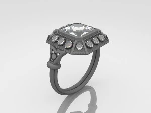diamond ring 3D Model