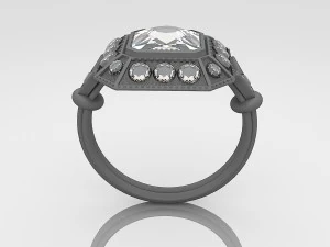 diamond ring 3D Model