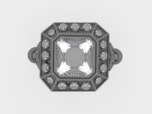 diamond ring 3D Model