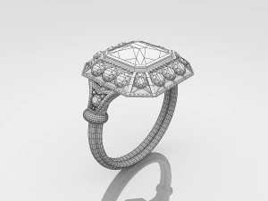 diamond ring 3D Model