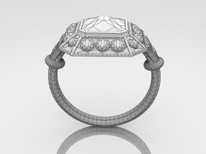 diamond ring 3D Model