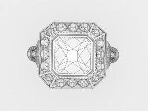 diamond ring 3D Model
