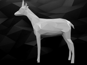 3d printable doe model Modello di stampa 3D