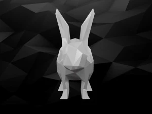 3d printable rabbit model 3D Print Model