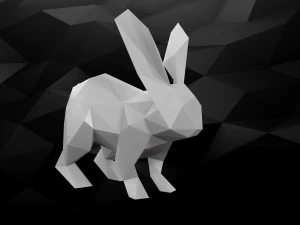3d printable rabbit model 3D Print Model