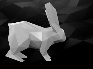 3d printable rabbit model 3D Print Model