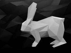3d printable rabbit model 3D Print Model
