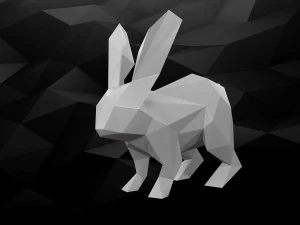 3d printable rabbit model 3D Print Model