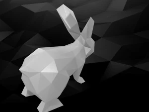 3d printable rabbit model 3D Print Model