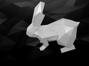 3d printable rabbit model 3D Print Model