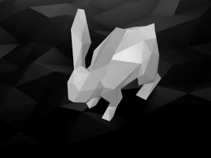3d printable rabbit model 3D Print Model