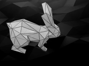 3d printable rabbit model 3D Print Model