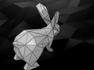 3d printable rabbit model 3D Print Model
