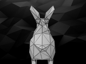 3d printable rabbit model 3D Print Model