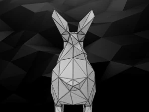 3d printable rabbit model 3D Print Model
