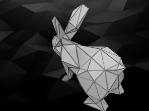 3d printable rabbit model 3D Print Model