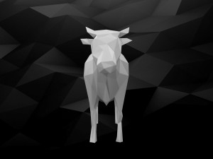 3d printable cow model 3D 打印模型
