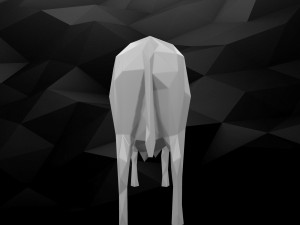 3d printable cow model 3D 打印模型