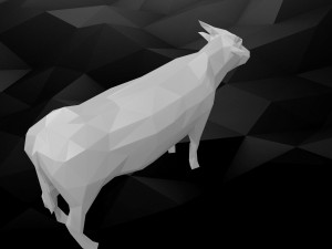 3d printable cow model 3D 打印模型