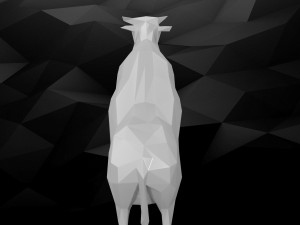 3d printable cow model 3D 打印模型