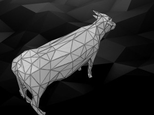 3d printable cow model 3D 打印模型