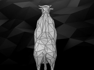 3d printable cow model 3D 打印模型