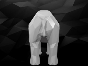 3d printable rhino model Modello di stampa 3D